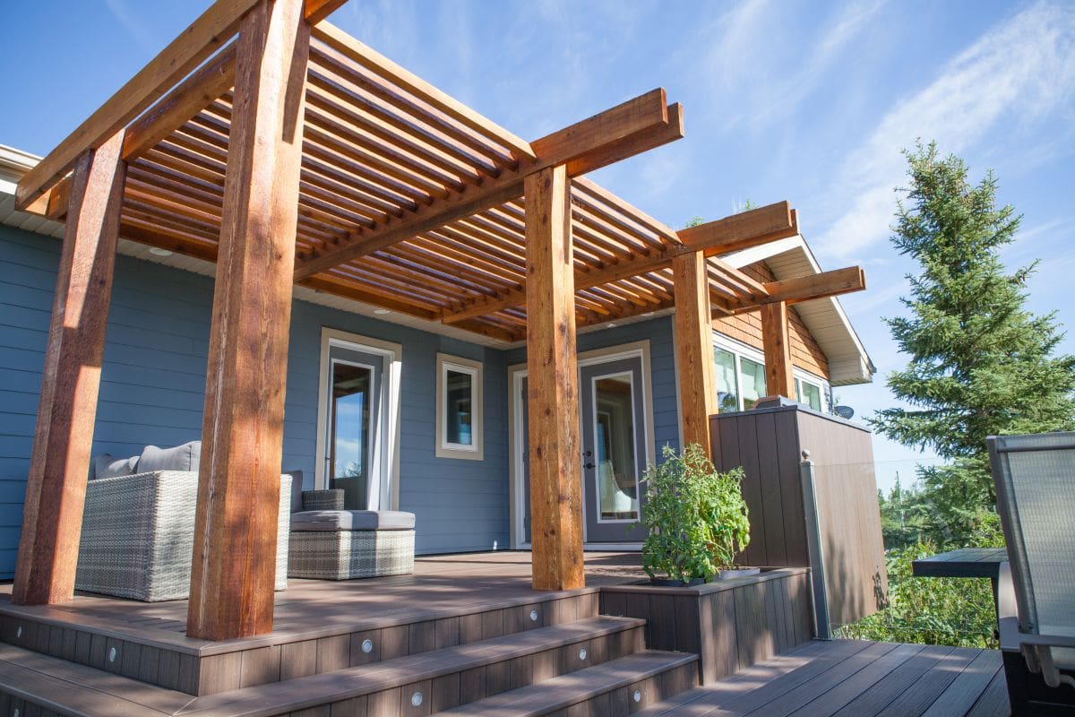 Composite Deck & Cedar Pergola - Final Cut Creations