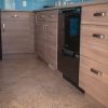teal tile ikea kitchen