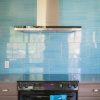 teal tile ikea kitchen